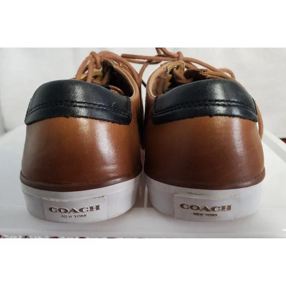 Coach Mens Casual Shoes Size 7.5D Brown & Black - Picture 3 of 5